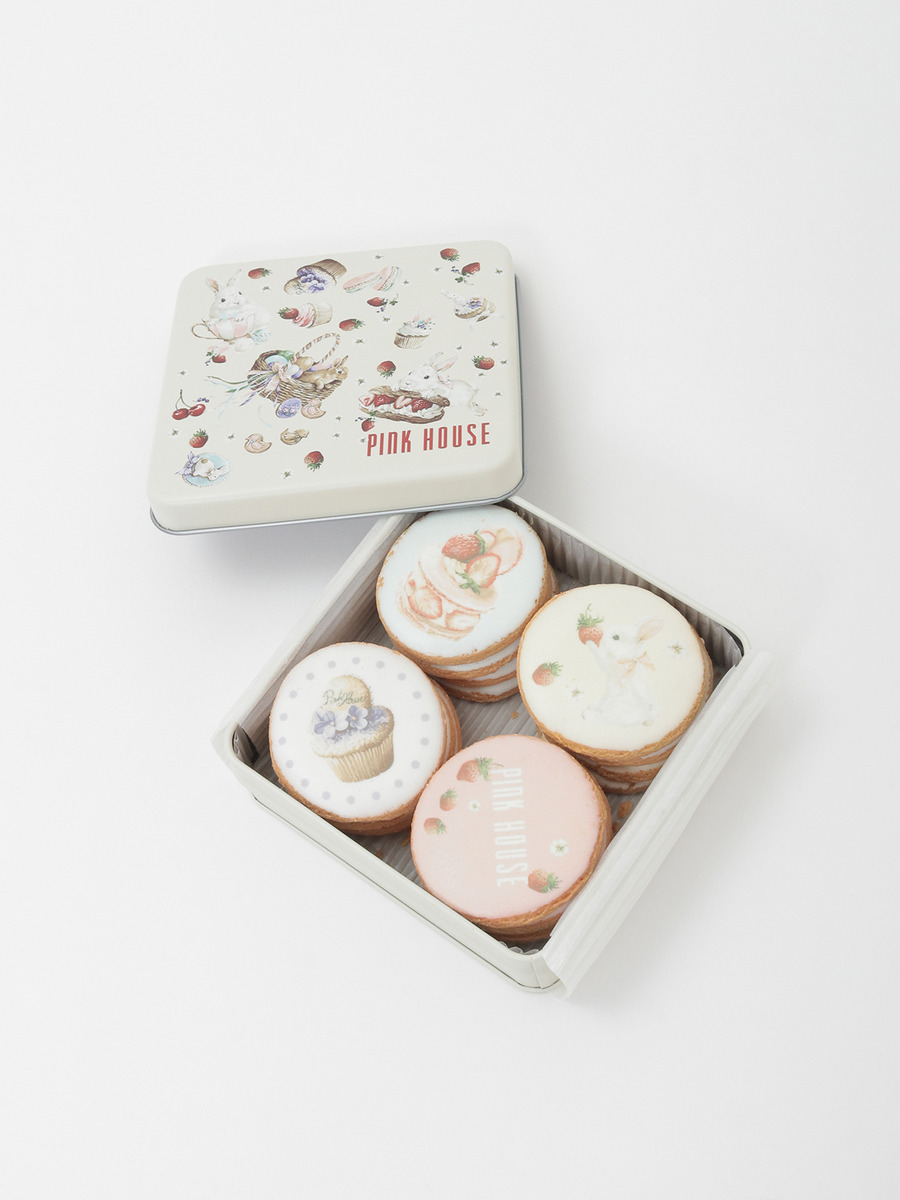 ピンクハウスオリジナルクッキー缶 詳細画像 バニラ 4