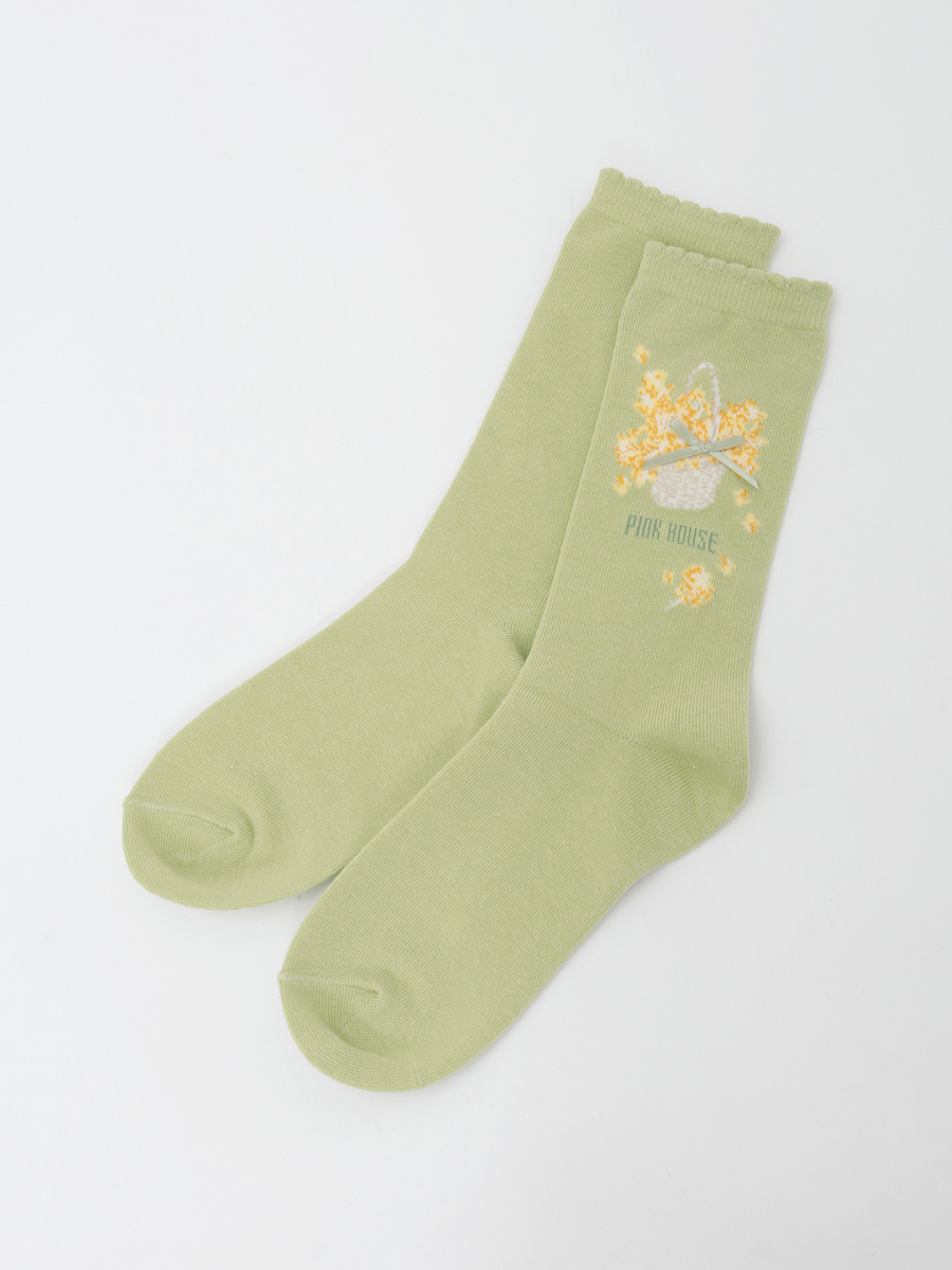 なのはなモチーフソックス 詳細画像 クロ 2