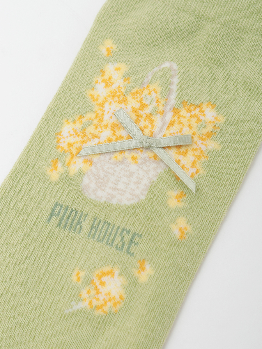 なのはなモチーフソックス 詳細画像 クロ 4