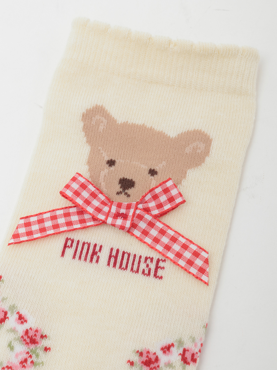 テディローズモチーフソックス 詳細画像 ラベンダー 3