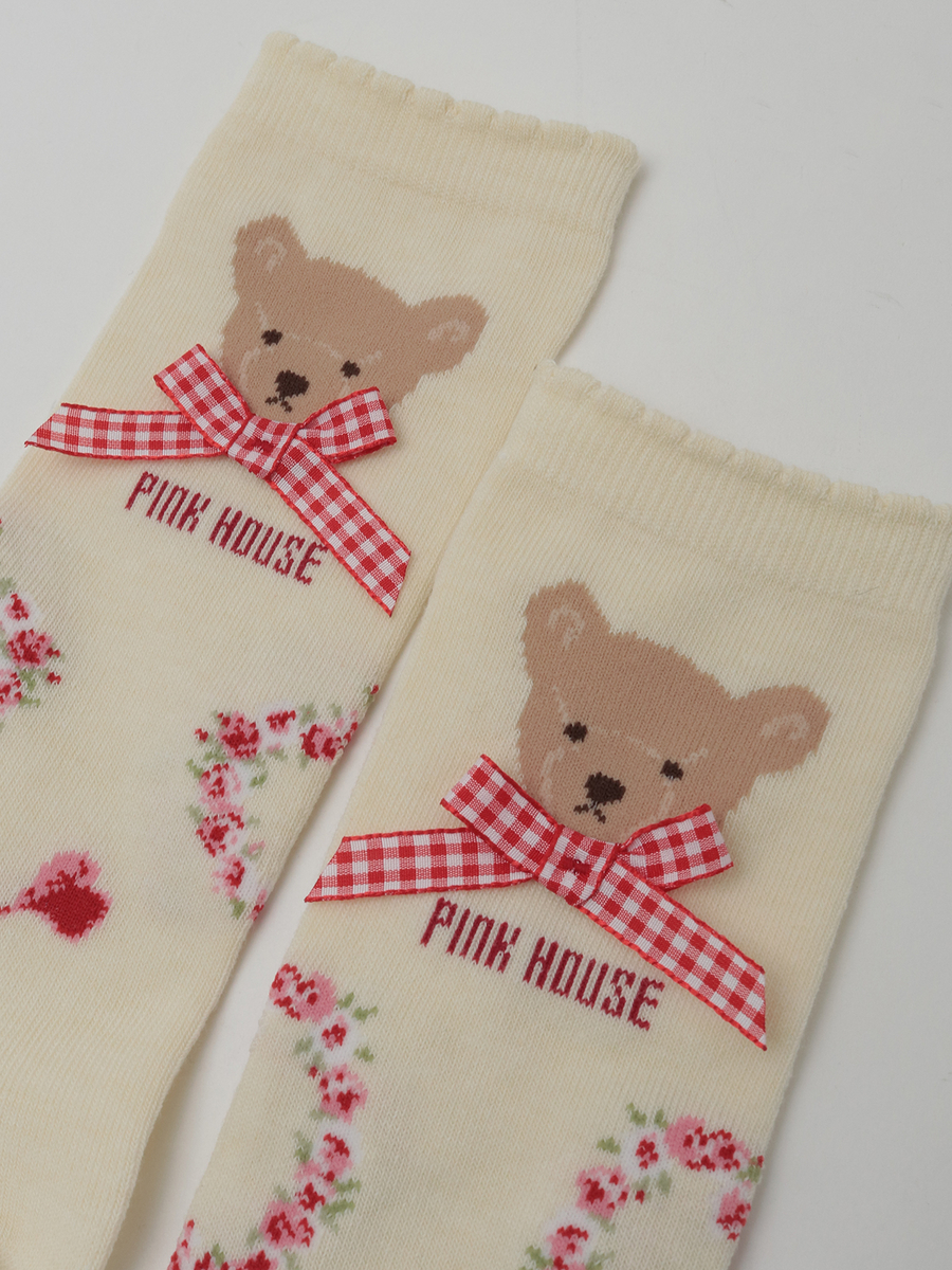 テディローズモチーフソックス 詳細画像 ラベンダー 7