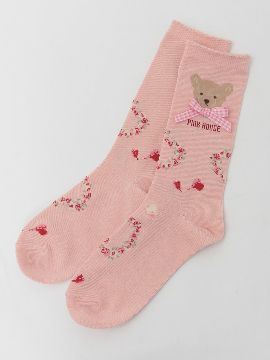 テディローズモチーフソックス 詳細画像 ラベンダー 9