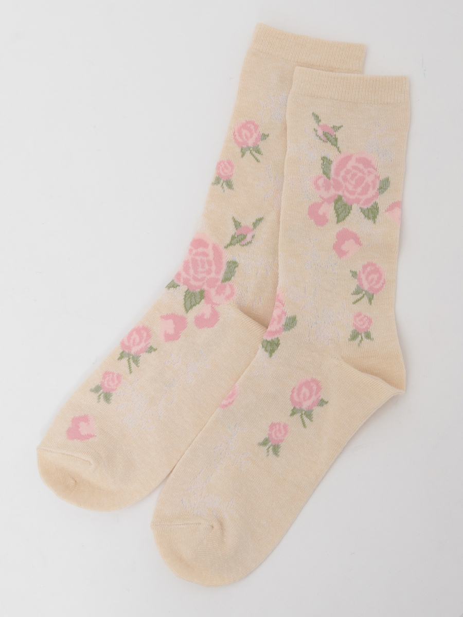 ポワン・ド・ガーズ柄ソックス 詳細画像 ピンク 8