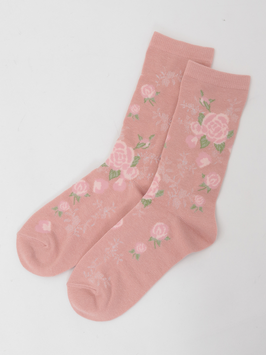 ポワン・ド・ガーズ柄ソックス 詳細画像 ピンク 9