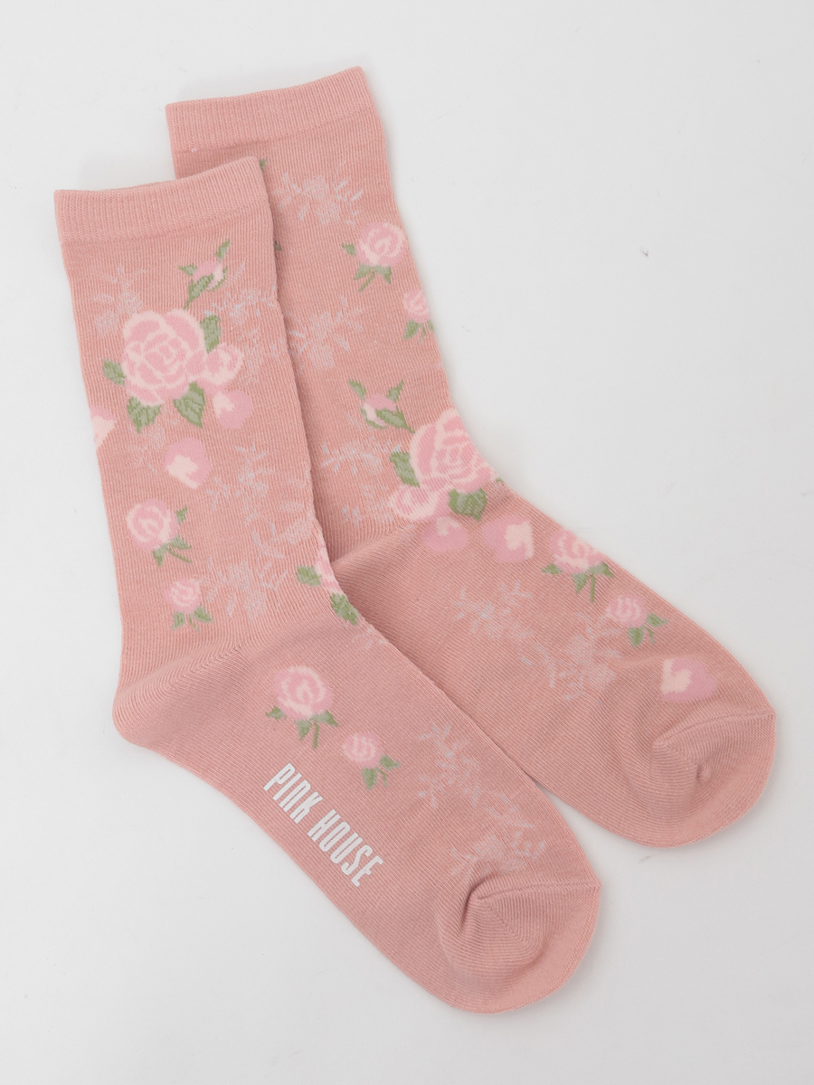 ポワン・ド・ガーズ柄ソックス 詳細画像 ピンク 1