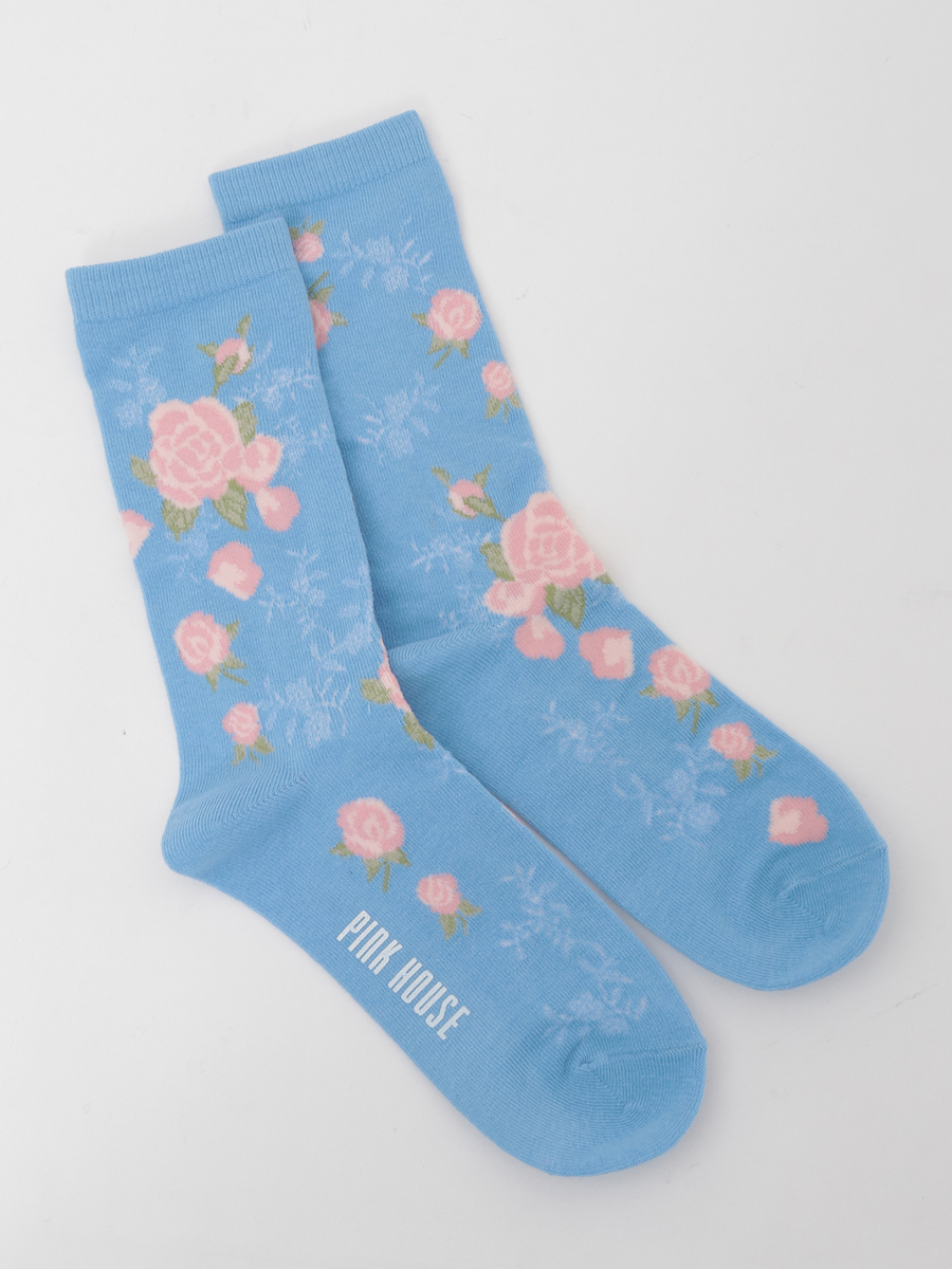 ポワン・ド・ガーズ柄ソックス 詳細画像 アクアマリン 1