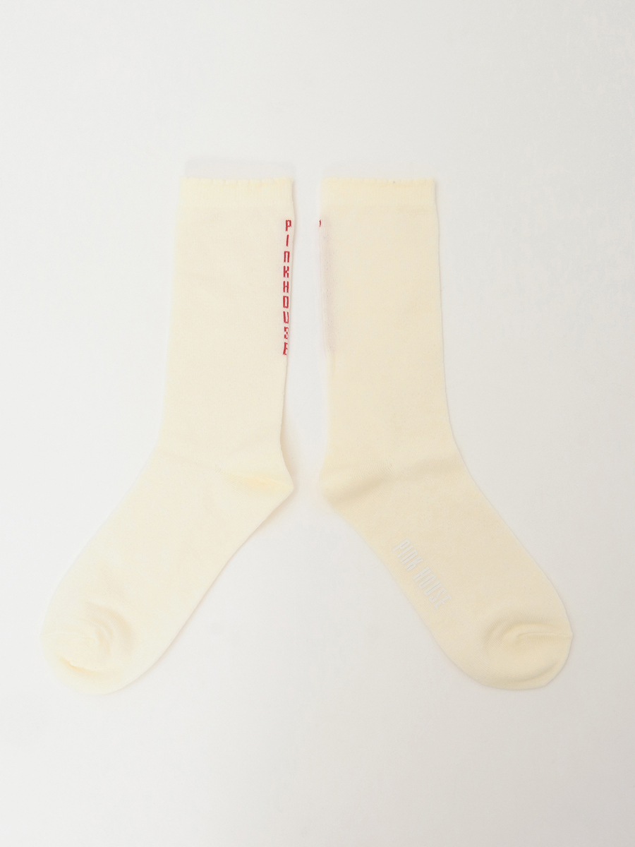 バックロゴソックス 詳細画像 シロ 1