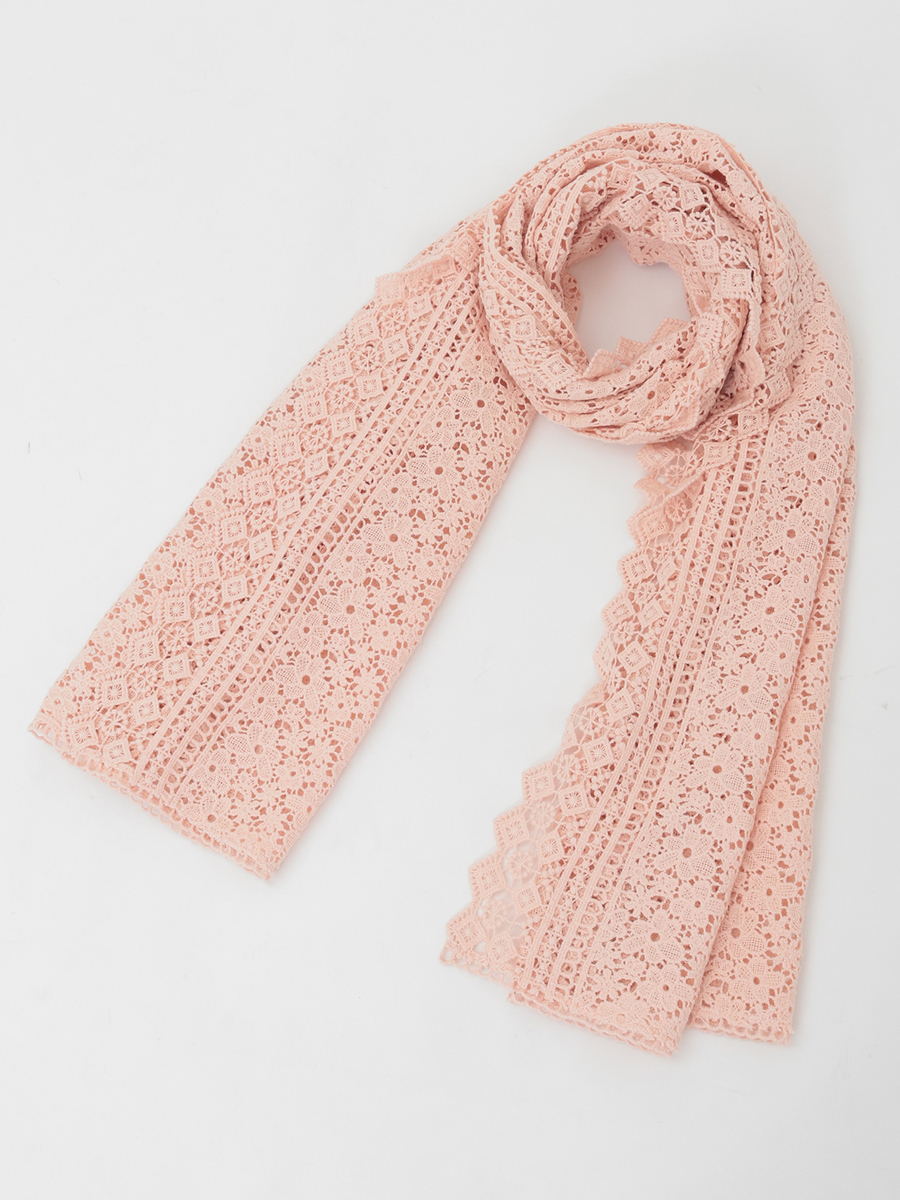 小花柄レースストール 詳細画像 ピンク 6