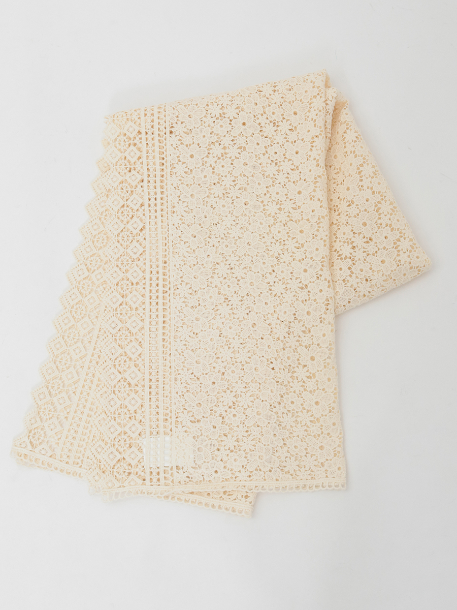 小花柄レースストール 詳細画像 キナリ 1