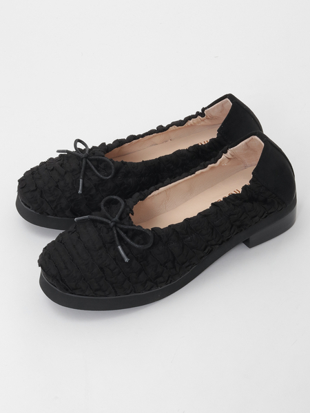 フリル使いバレエシューズ