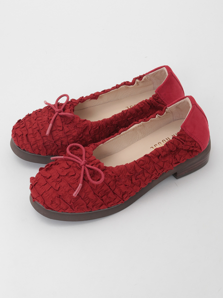 フリル使いバレエシューズ