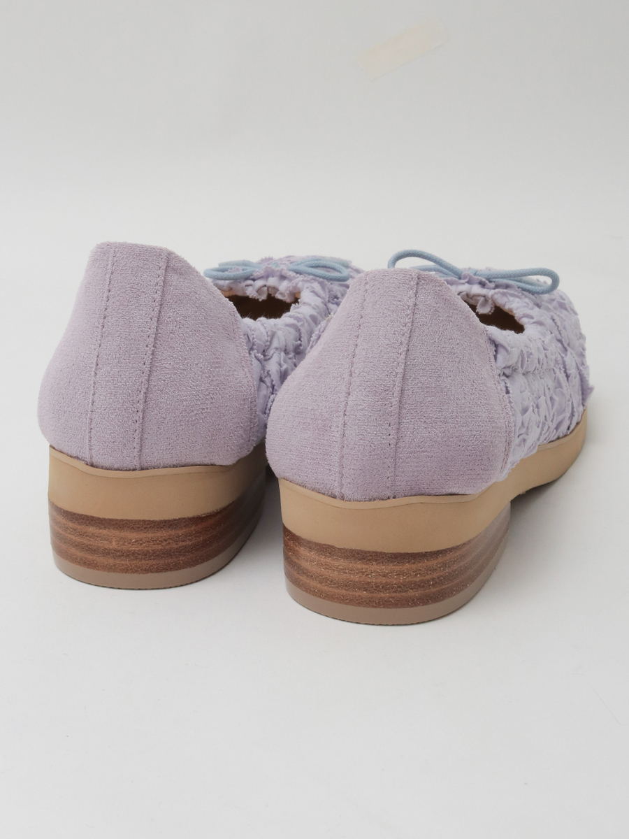 フリル使いバレエシューズ 詳細画像 アカ 3