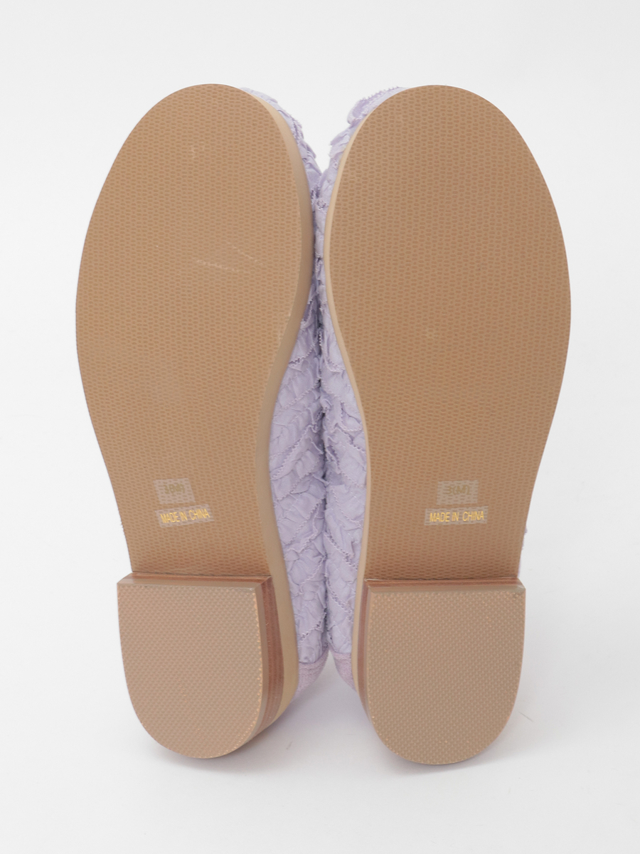 フリル使いバレエシューズ 詳細画像 アカ 5