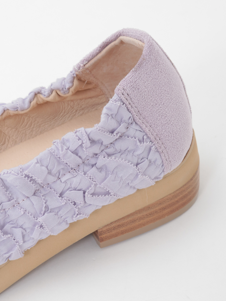 フリル使いバレエシューズ 詳細画像 アカ 6