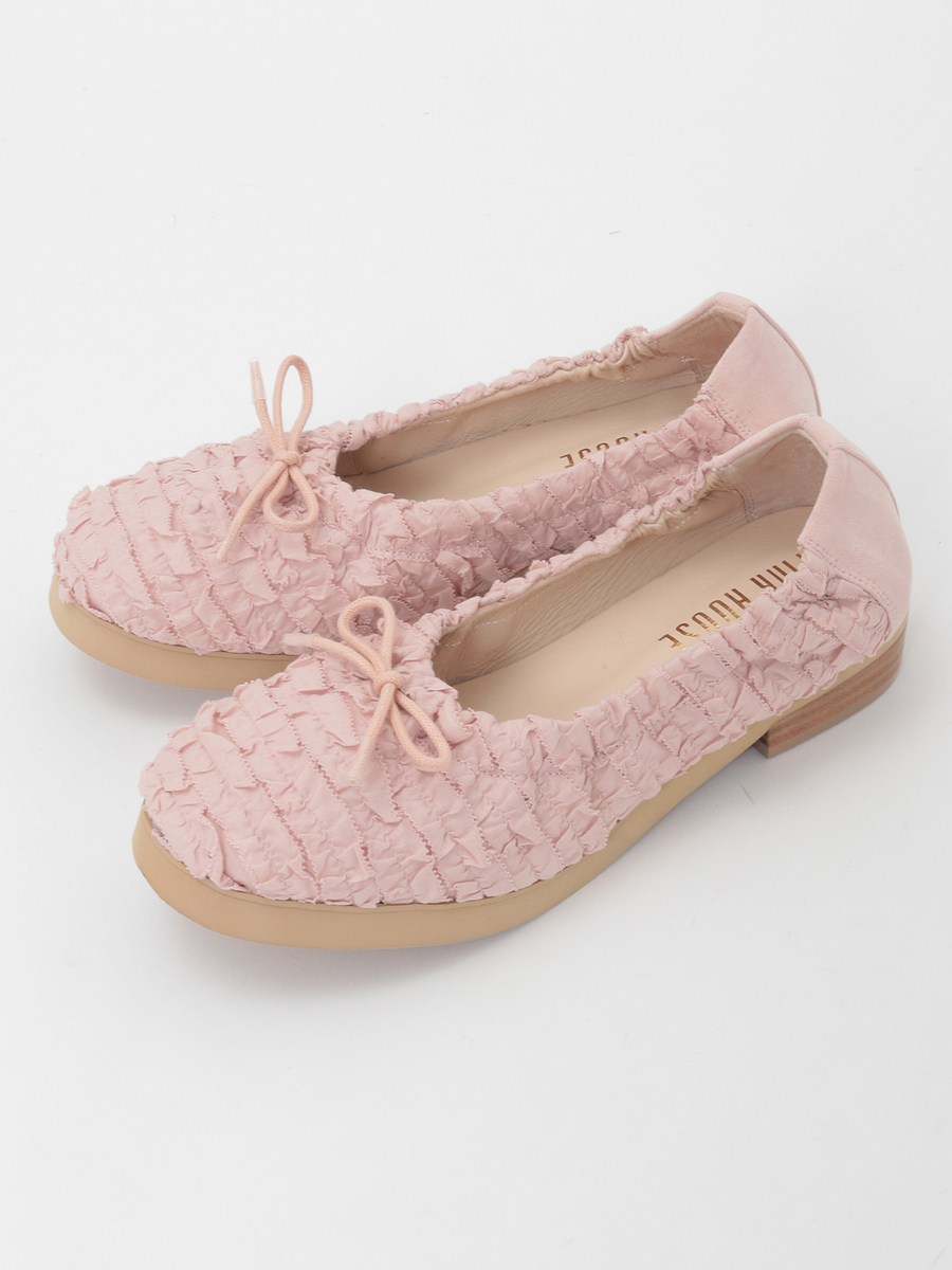 フリル使いバレエシューズ 詳細画像 ピンク 1