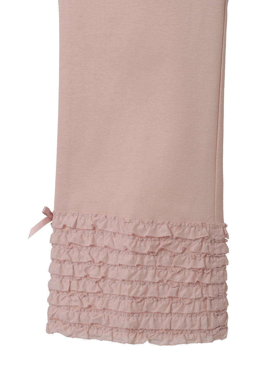 裾ローンフリル使いレギンス 詳細画像 クロ 4