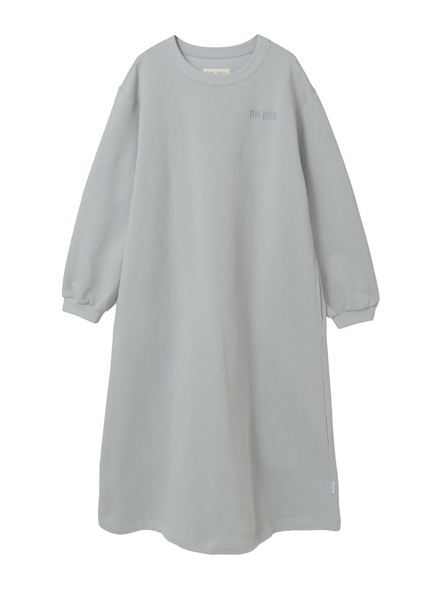 ロゴ入りスウェットワンピース 詳細画像 クロ 1