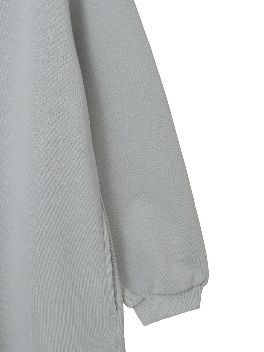 ロゴ入りスウェットワンピース 詳細画像 クロ 4