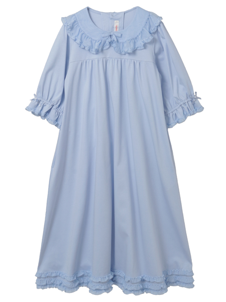 ソフトチュール襟付きワンピース