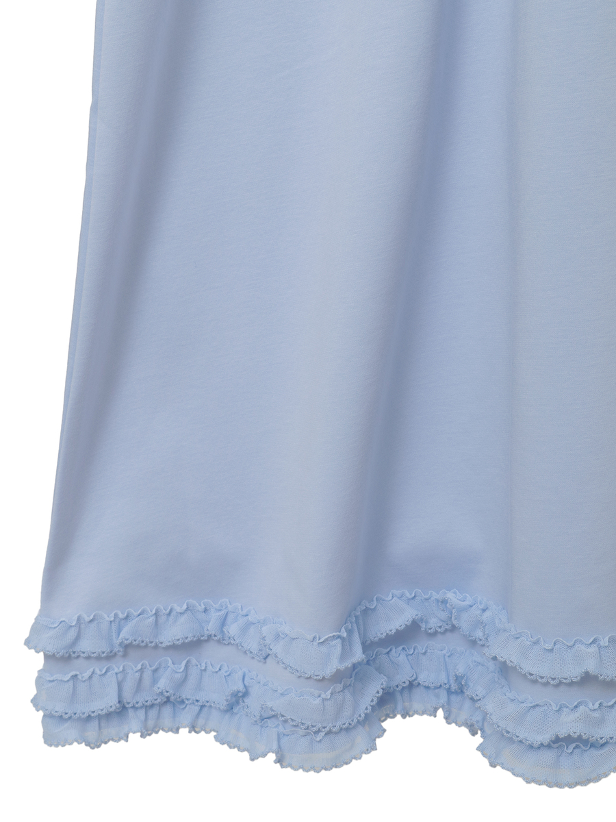 ソフトチュール襟付きワンピース 詳細画像 アクアマリン 10
