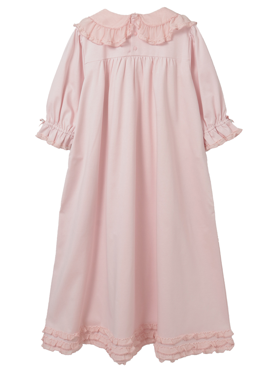 ソフトチュール襟付きワンピース 詳細画像 アクアマリン 2