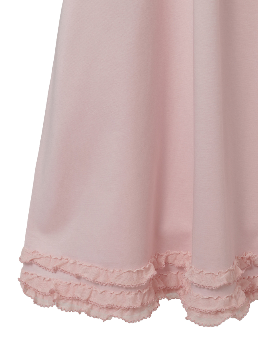 ソフトチュール襟付きワンピース 詳細画像 アクアマリン 5