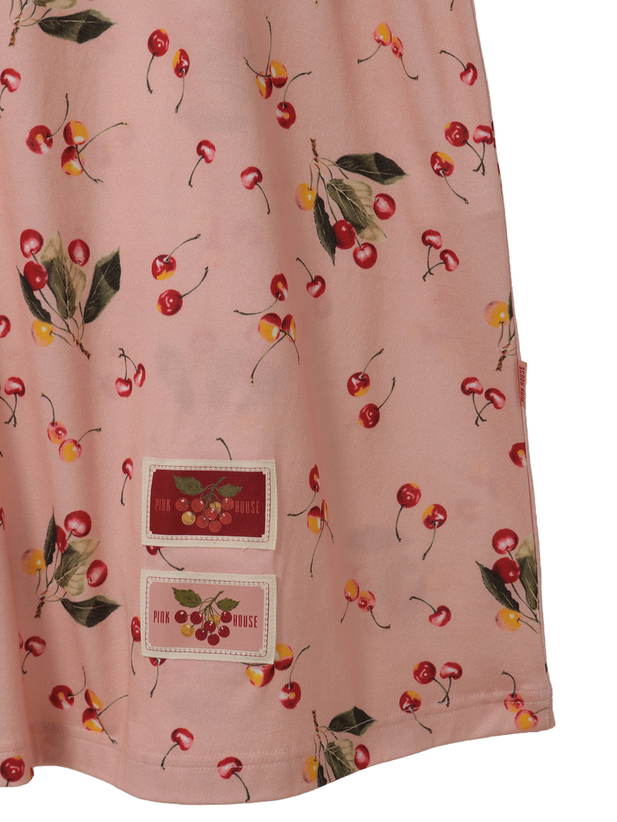 さくらんぼプリントカットソーワンピース 詳細画像 シロ 11