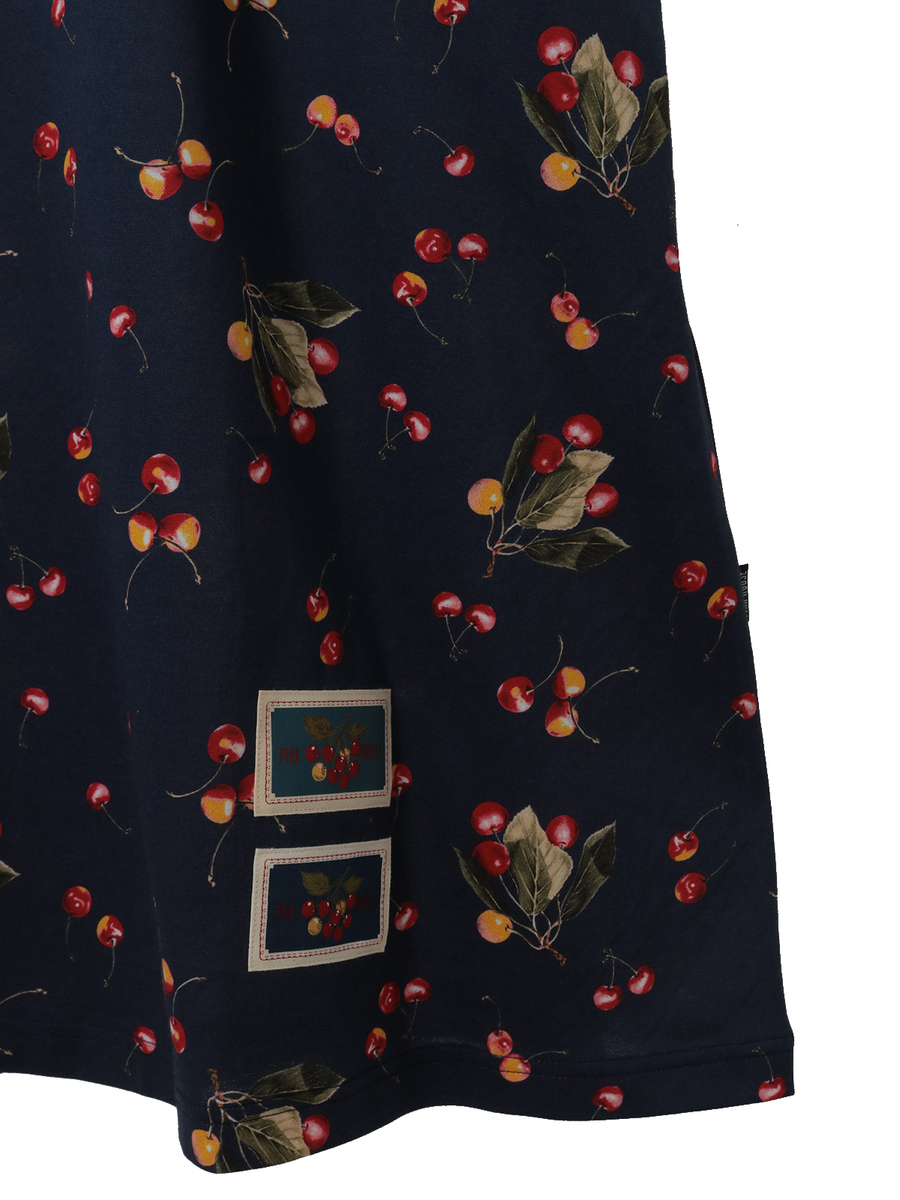 さくらんぼプリントカットソーワンピース 詳細画像 シロ 5
