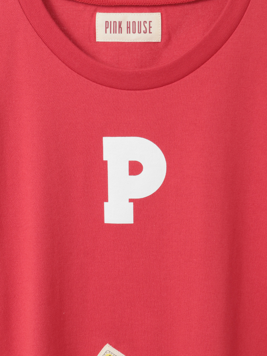 Pロゴ＆ネームワッペン使いカットソーチュニック 詳細画像 クロ 12