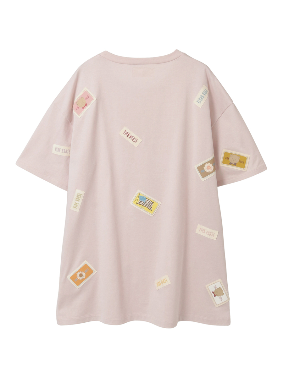 Pロゴ＆ネームワッペン使いカットソーチュニック 詳細画像 クロ 2