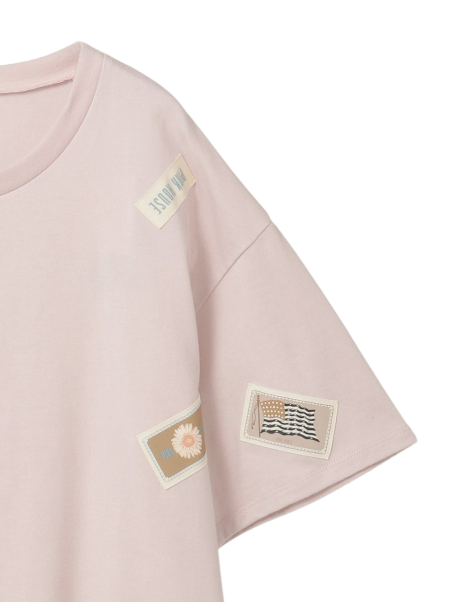 Pロゴ＆ネームワッペン使いカットソーチュニック 詳細画像 クロ 4