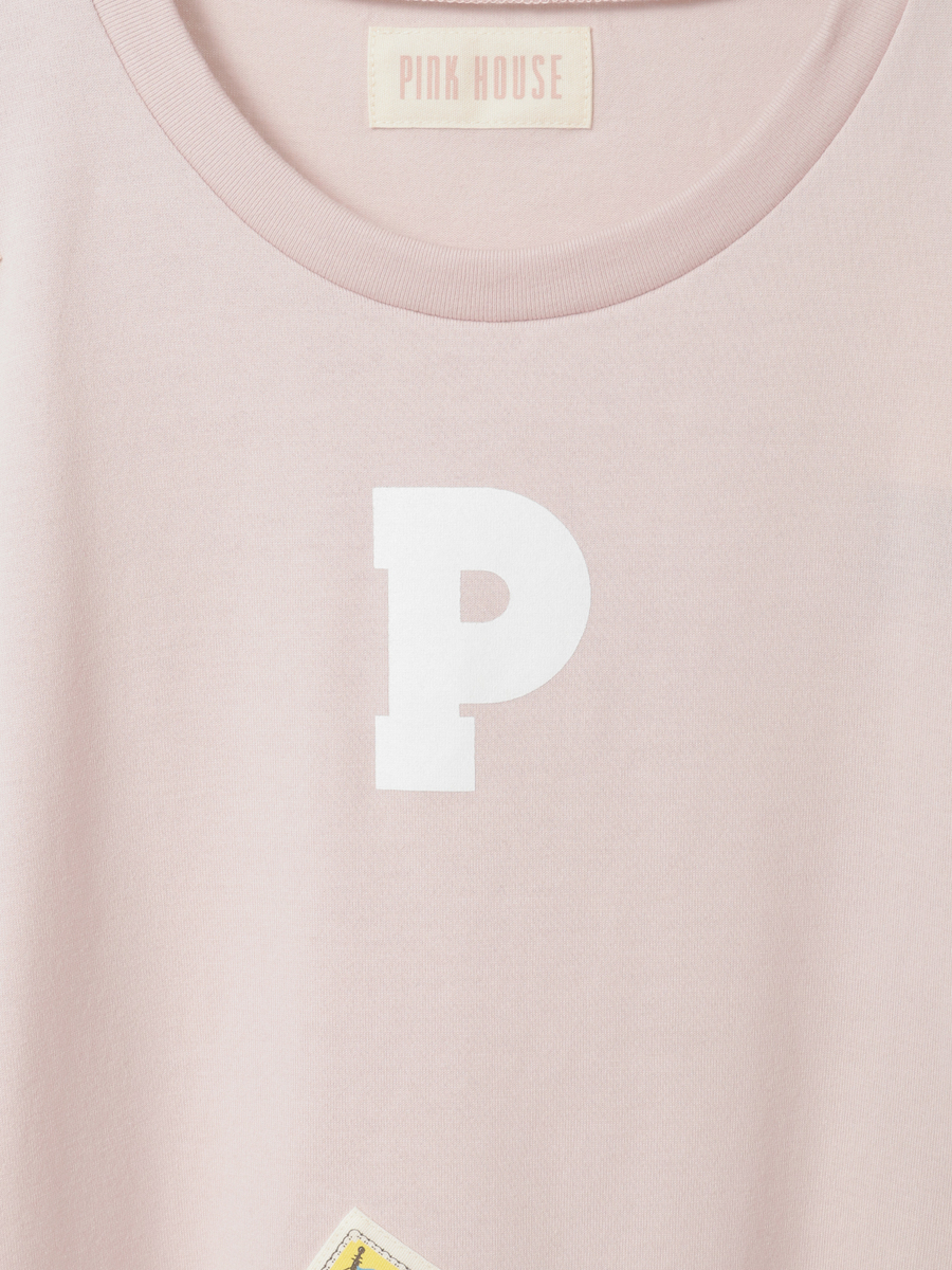 Pロゴ＆ネームワッペン使いカットソーチュニック 詳細画像 クロ 6