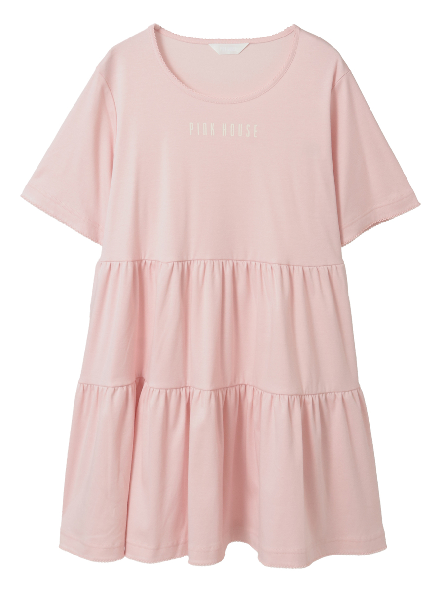 ロゴプリントチュニックカットソー 詳細画像 アイボリー 1