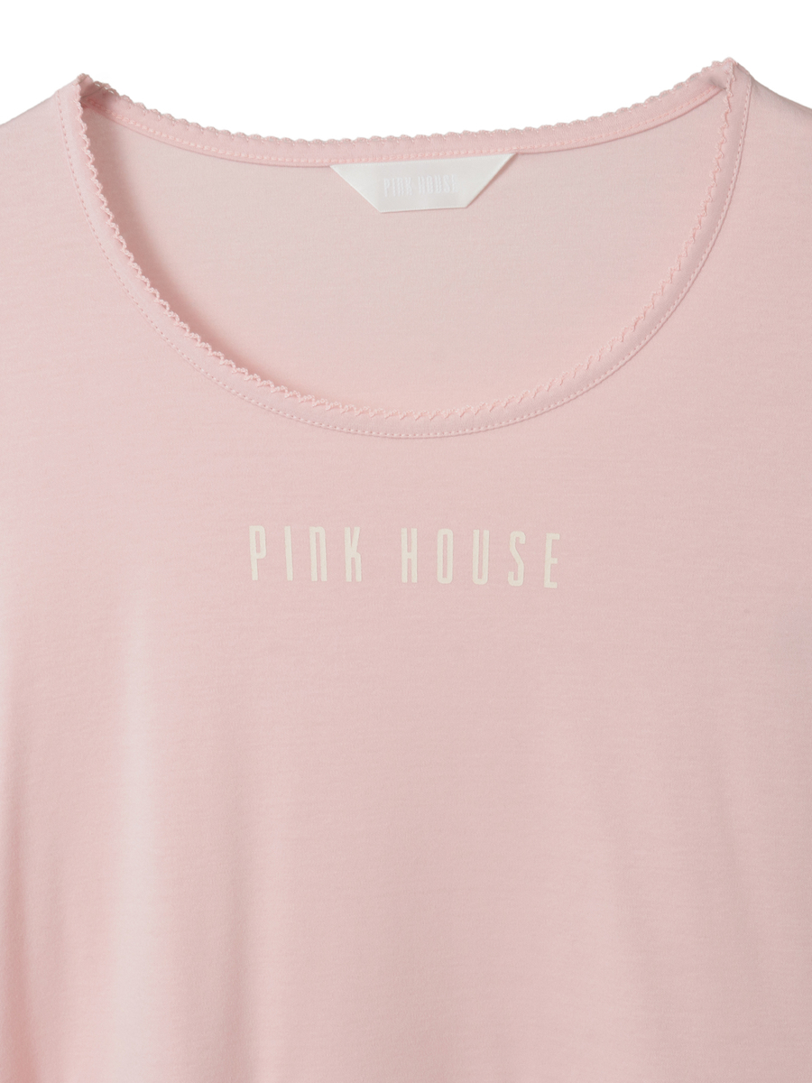 ロゴプリントチュニックカットソー 詳細画像 アイボリー 3