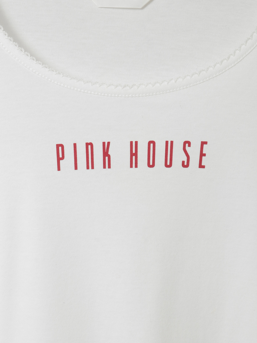 ロゴプリントチュニックカットソー 詳細画像 アイボリー 8