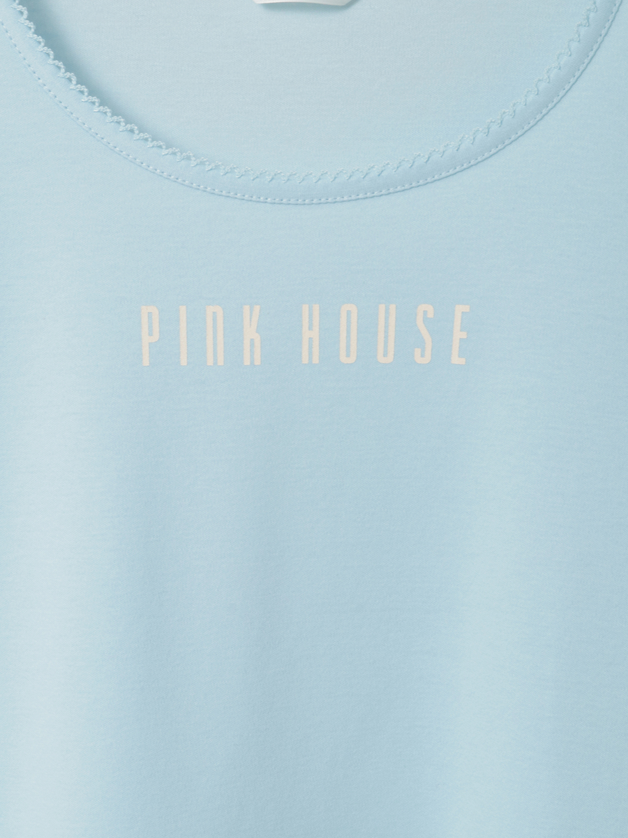 ロゴプリントチュニックカットソー 詳細画像 アイボリー 9