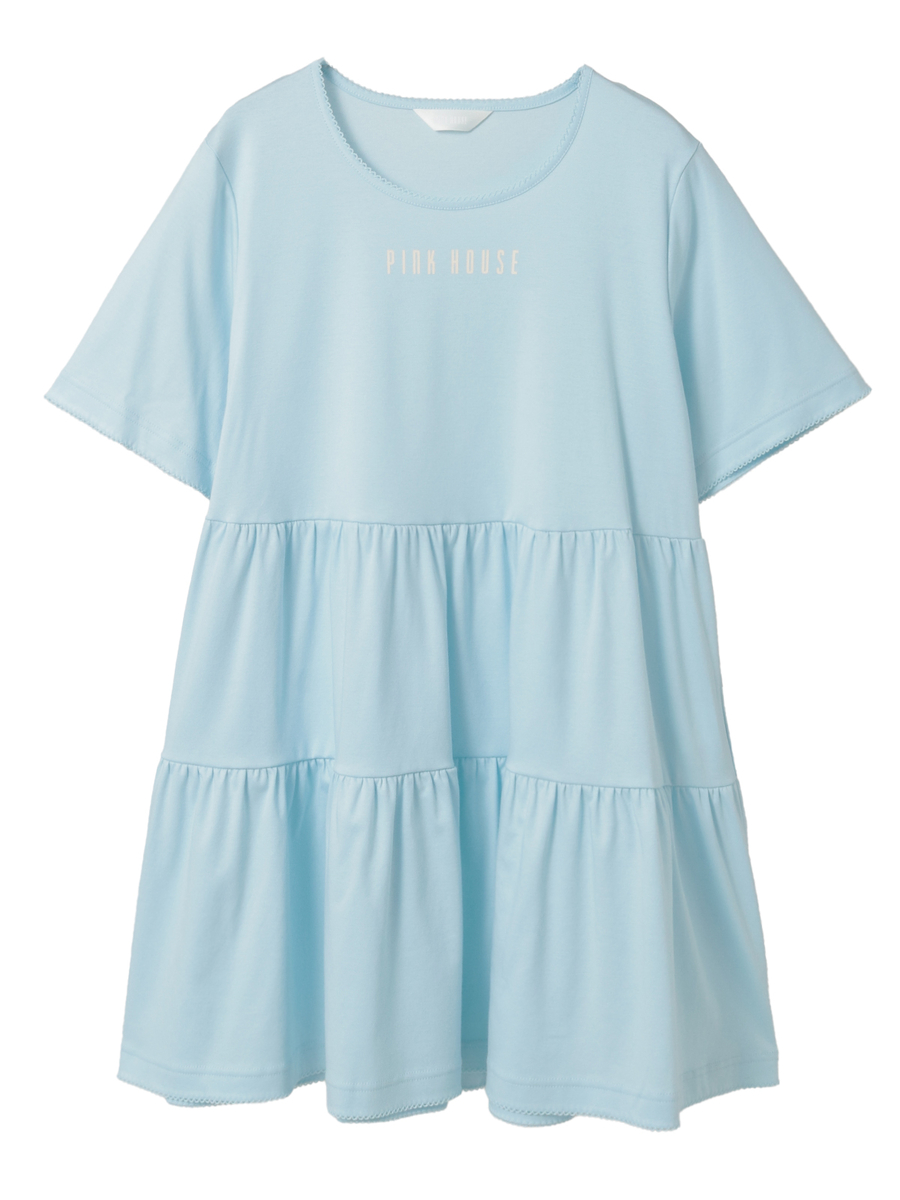 ロゴプリントチュニックカットソー 詳細画像 ソライロ 1