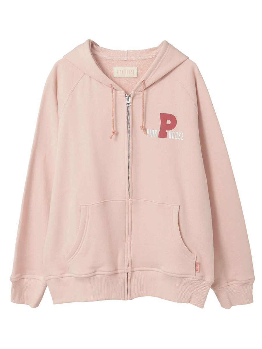 Pロゴ＆ネームワッペン使いパーカー｜ピンクハウスオフィシャル