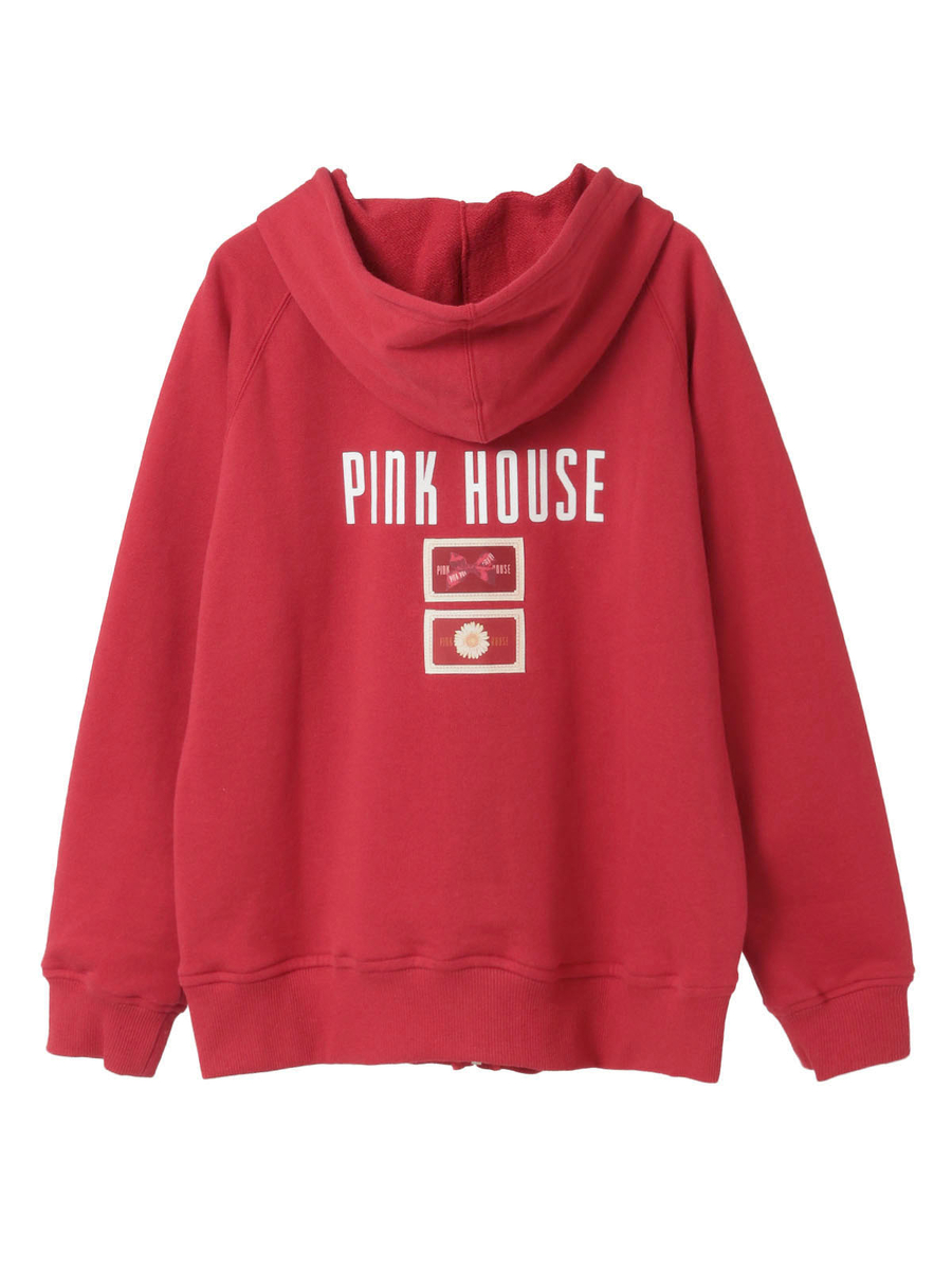 Pロゴ＆ネームワッペン使いパーカー 詳細画像 アカ 13