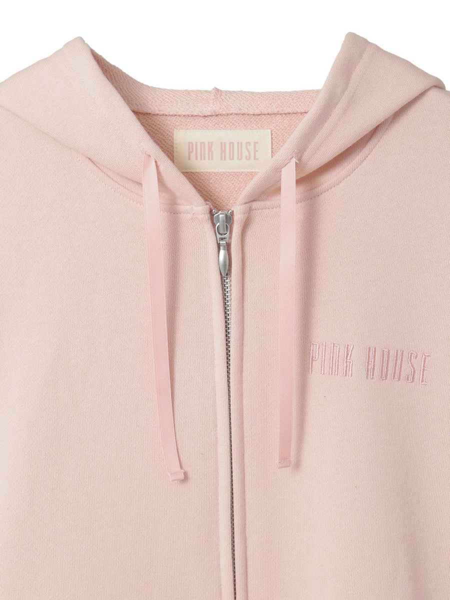 ロゴ刺繍使いフリルパーカー｜ピンクハウスオフィシャルオンライン