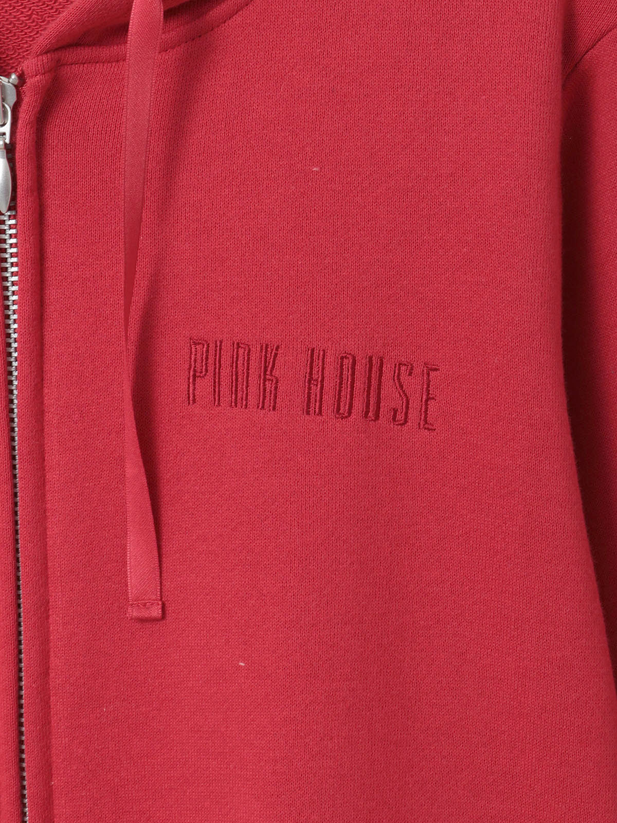 ロゴ刺繍使いフリルパーカー｜ピンクハウスオフィシャルオンライン