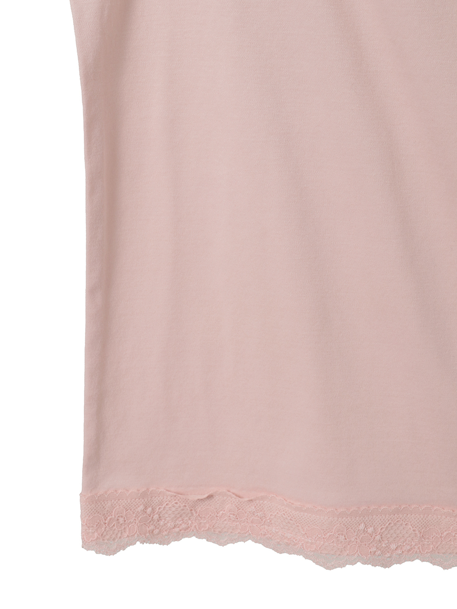 フラワーモチーフ付きキャミソール 詳細画像 アカ 5