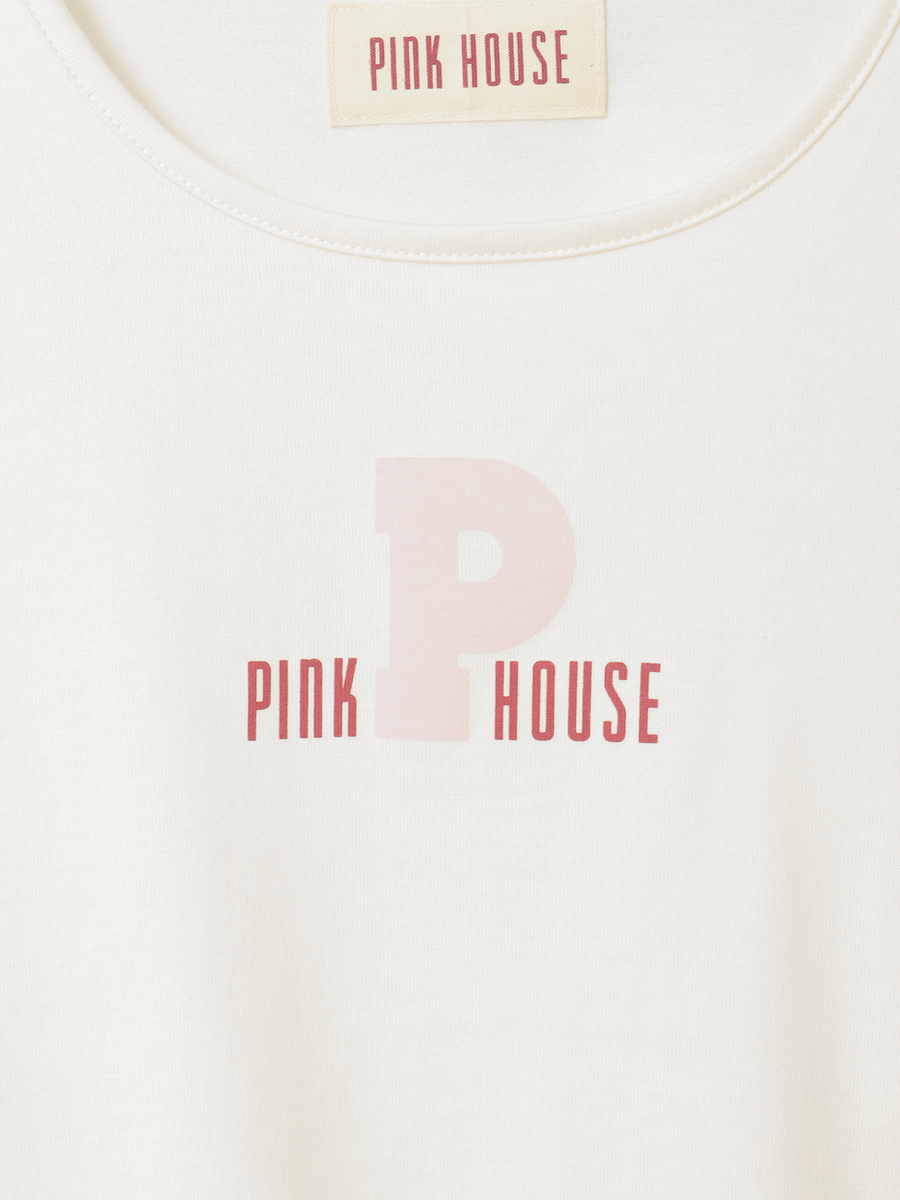 Pロゴ＆ロゴプリントカットソー 詳細画像 クロ 8