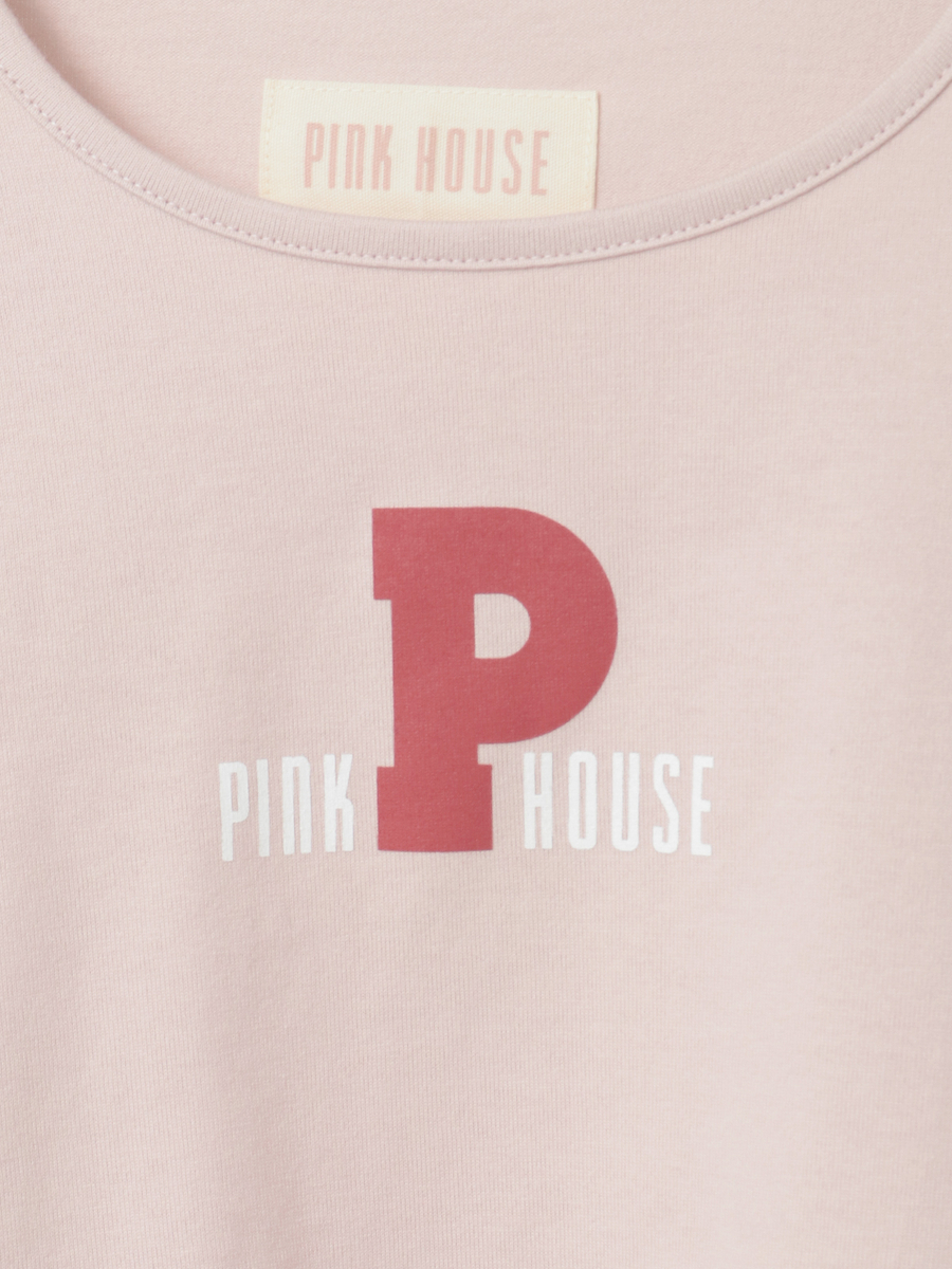 Pロゴ＆ロゴプリントカットソー 詳細画像 クロ 9