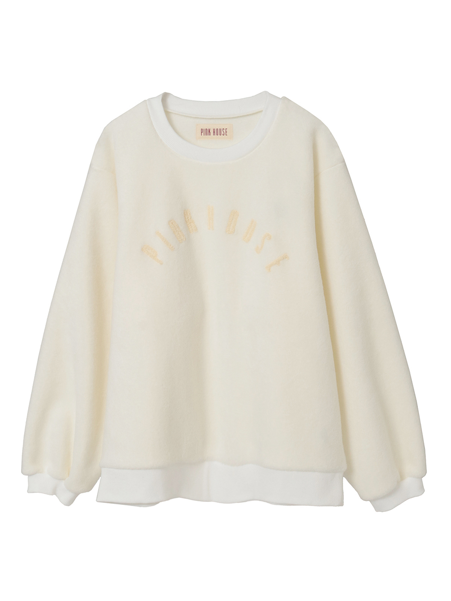 ロゴワッペン使いフリーススウェット 詳細画像 オフ 1