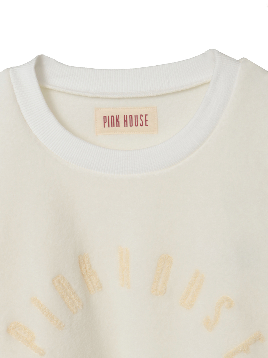 ロゴワッペン使いフリーススウェット 詳細画像 オフ 3