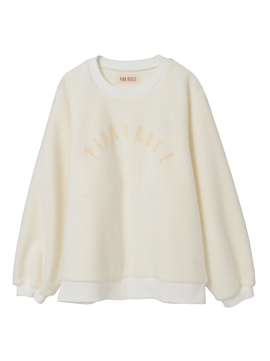 ロゴワッペン使いフリーススウェット 詳細画像 オフ 1