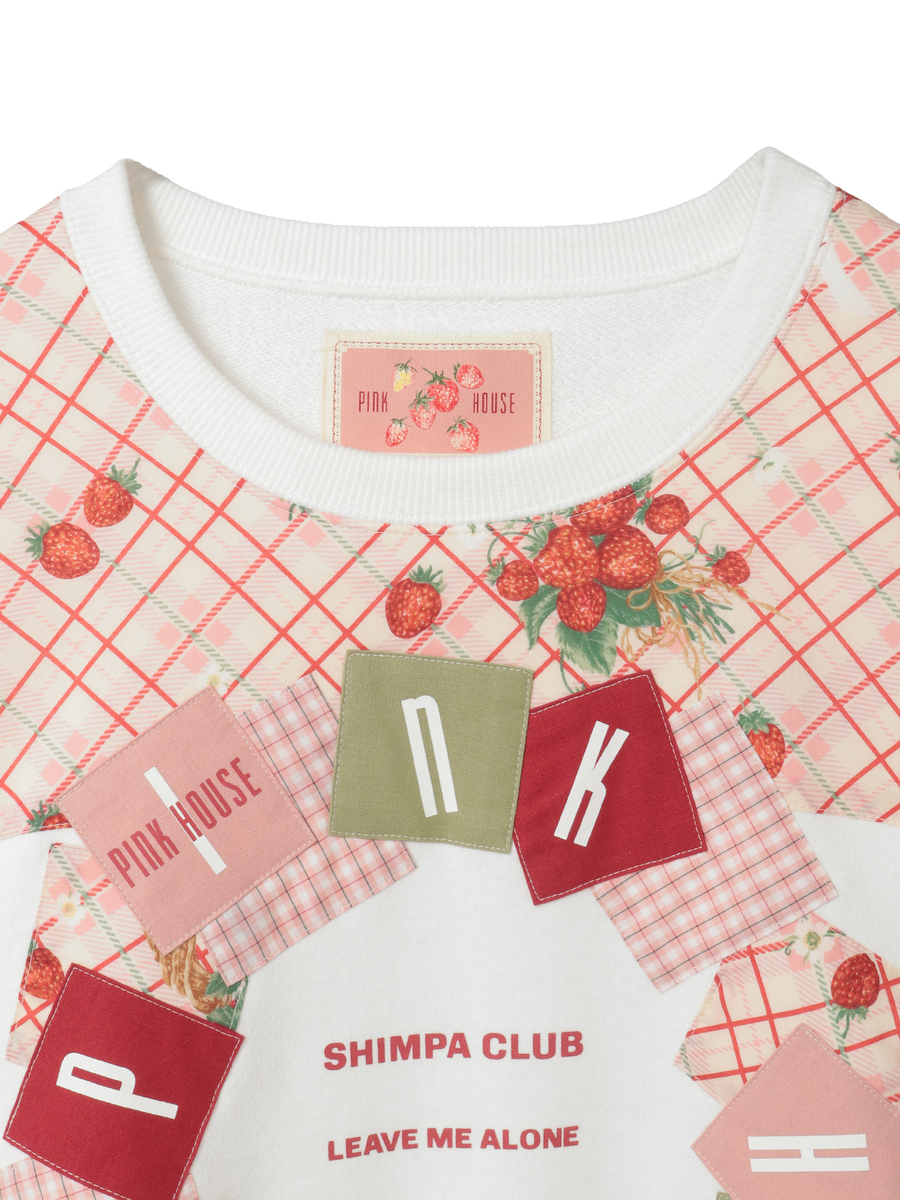 イニシャルロゴアップリケ使いトレーナー 詳細画像 グリーン 3