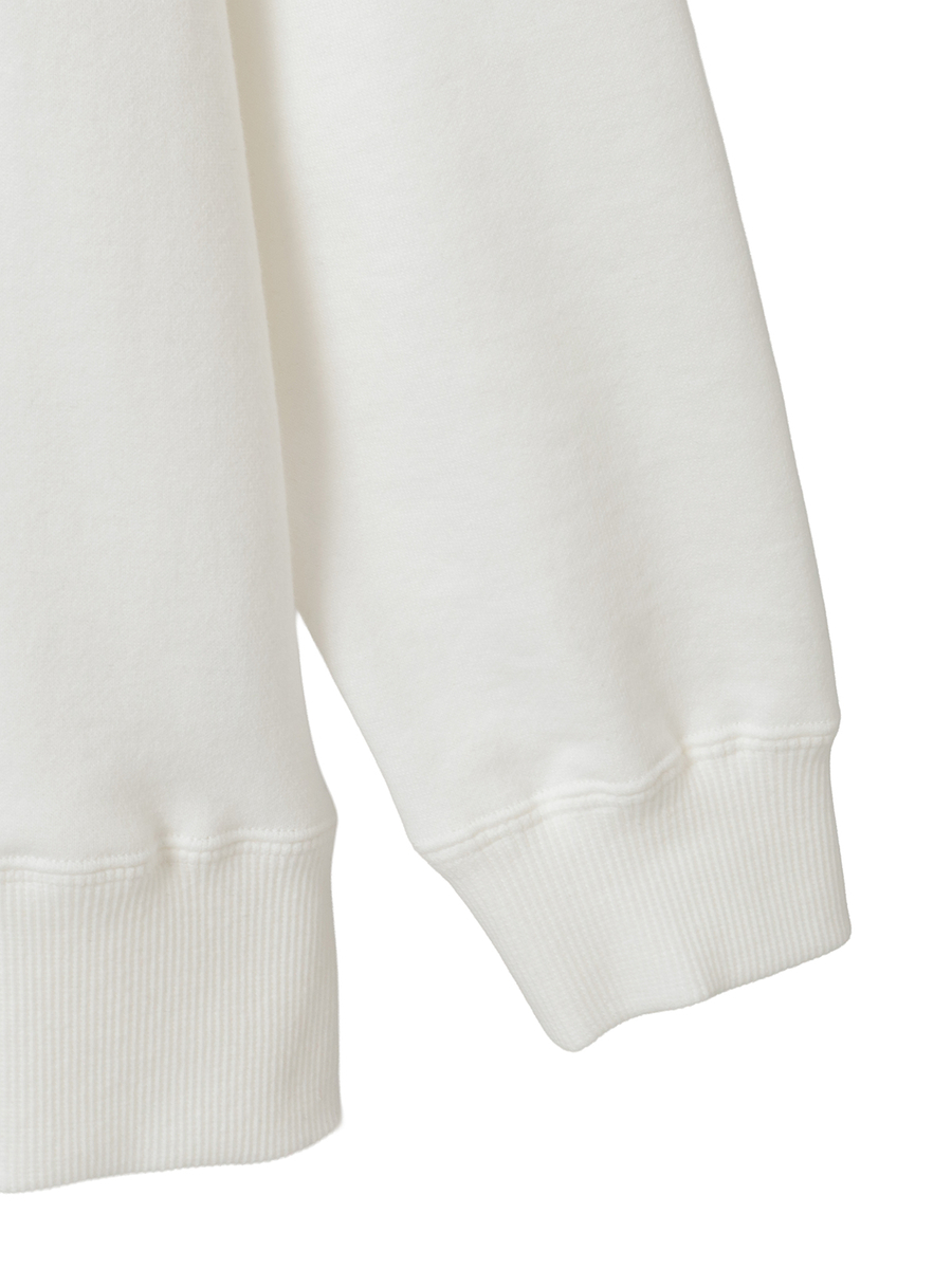 イニシャルロゴアップリケ使いトレーナー 詳細画像 グリーン 4