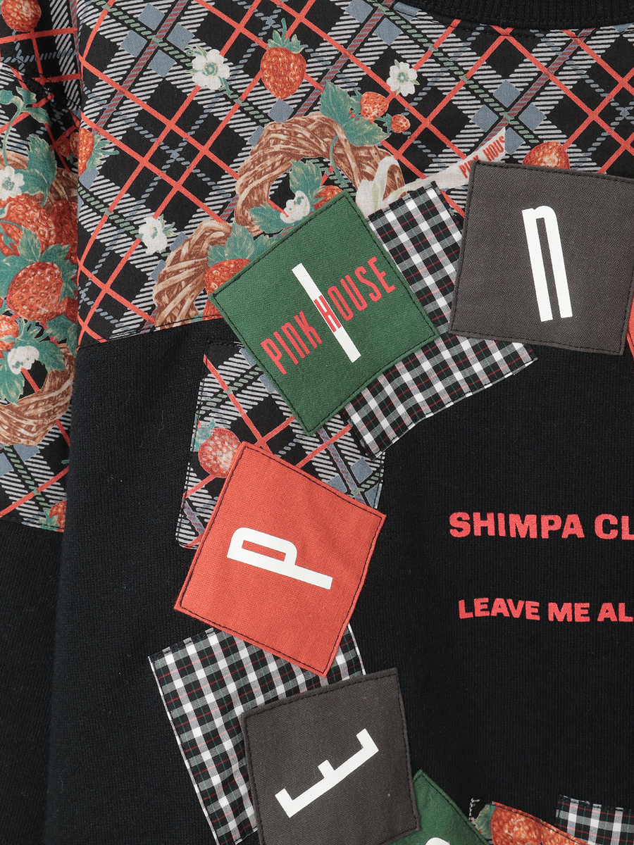 イニシャルロゴアップリケ使いトレーナー 詳細画像 グリーン 9